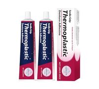 Adhésif thermoplastique pour prothèses dentaires, réajuste et resserre les prothèses dentaires supérieures et inférieures et partielles, gel professionnel durable pour prothèses dentaires, redresseur