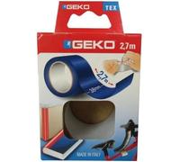 Adhésif tissu plastifié - GEKO - 38 mm x 2.7 m - Bleu - Brillant - Multi-usages