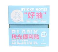 Adhésif Transparent à Onglets Collants, Taoqi sea salt | Note de mémo de conception extractible pour l ' étude de bureau, Notes de marquage adhésives, étiquette résistante