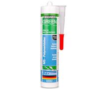 Adhésif sous-marin pour bassin, aquarium et piscine | Adhésif polymère Wagner Green MS 310ml en cartouche DIN | mastic de réparation | Adhésif pour toile de bassin | étanchéité des feuilles PVC-EPDM