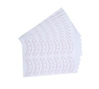 Adhésifs Adhésifs écologiques Autocollants d'extension de Cils avec une Forme Incurvée pour un Positionnement Facile - 140pcs Pads d'isolement pour les Cils de Fluctuation