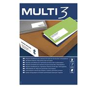 Adhésifs/étiquettes MULTI 3 4708 105 x 37mm A4 100 Volets