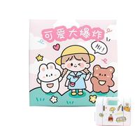 Adhésifs Mignons Pour Gourde | Autocollants Cartoons Pour Journal Créatif | Décalcomanies Imperméables Mignonnes 100 Pièces pour Journaling Gourdes Scrapbooking Fêtes Anniversaire Noël Cadeaux