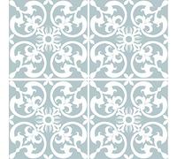 [ Adhésifs pour Carreau Sol ] - Carrelage adhésif mosaique I Autocollant Carreau Ciment - Décoration de Sol pour Salle de Bain et Cuisine I Motif : FOUR - 30x30 cm - Vendu à l’unité