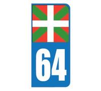 Adhésifs Prédécoupés Pays Basque 64 " Fabrication Francaise