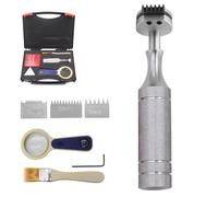 Adhesion Tester, Kit Testeur D’Adhérence Par Quadrillage Avec Lames 1/2/3Mm, Loupe Brosse Et Ruban, Scriber Professionnel Pour Peinture Revêtements Et Pulvérisation