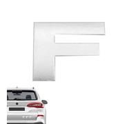 Adhesive Alphabet - Letter Stickers 3D Dustproof Car Bumper Decals | Waterproof Vehicle Decoration Set Strong Bond Vinyl Design for Car Auto, Trucks, Motorcycles, or Custom Styling