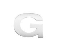 Adhesive Alphabet - Letter Stickers 3D Dustproof Car Bumper Decals | Waterproof Vehicle Decoration Set Strong Bond Vinyl Design for Car Auto, Trucks, Motorcycles, or Custom Styling