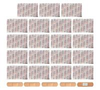 Adhesive Bandages - 72mm Fabric Plasters 100 Pack | Flexible First Aíd Strips Breathable Wound Dressing for Cuts Blisters Abrasions Medical Kit School Home Travel Use