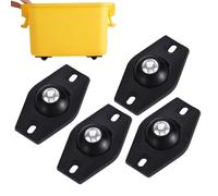 Adhesive Casters Wheels Sticky Swivel Pulleys, Small Furniture Castors | 360 Degree Stick On Swivel Roulettes Swivel Wheels, High Load Bearing Swivel Wheels for Kitchen Appliances, Trash Can, Small