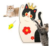 Adhesive Cat Scratch Pads Vertical Scratcher, Cat Scratching Pad, Wall Mount Furniture Protector Pet Supplies for Carpet Floor Couch Kitten Exercise Enrichment Indoor Games