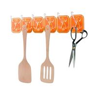 Adhesive Hooks - Rail, 2 Pack Hanging Bar For Jacket Storage, Fastening Rack With Transparent Base, Mounting Pegs For Closet, Entryway And Lavatory Waterproof Hangers