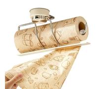 Adhesive Kitchen Paper Towel Holder - 28.5x10x13.6cm Cabinet | Iron | Under Cabinet Self Adhesive Iron Roll Dispenser For One Hand Tear Wrap, Cleaning Cloths & Kitchen Towels