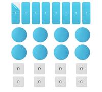 Adhesive Metal Plate, Waterproof Metal Plates with Square Shapes, 24 Pieces