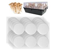 Adhesive Monotub Filter - 2mm Thick Self-Adhesive Air Filter Patches | Monotub Fílter Disks | Mushroom Growing Supplies, Breathable Synthetic Fílter Paper Stickers for DIY Cultivation Bags
