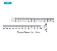 Adhesive Ruler,Pack Of 2 100 Cm Waterproof Tape Measure Tape For Workbench,Sewing Saw,Drawing Table,White