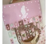 Adhésive Sticker Sticker Star Strawberries Musical Note TheMed For Craft Phone Case Journal Author-Table Album Tablet Decoration