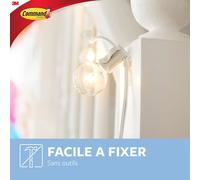 Adhesive Tabs,Transparent,Multipack,4 Large (L),4 Medium (M),8 Small (S) Strips-Tool-free-Damage Free Hanging