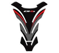 Adhésive Tankpad Autocollant De Tampon De Réservoir De Carburant De Gaz De Moto, Autocollants De Protection De Réservoir De Carburant Pour Kawasaki ER6N ER-6N Protége-réservoirs (Color : 1)