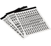 Adhésives Lettres/Numéros/Signes 15 Mm Noir