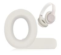 Adhiper Cache-Oreilles Anti-Transpiration pour Casque Beats Studio Pro, Accessoires en Silicone, Coussinets lavables et résistants à la Transpiration - Beige