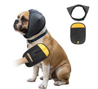 Adhiper Cache-oreilles pour chien - Protection contre le bruit - Design respectueux des oreilles - Pour le bain, le séchage, la natation et le soulagement de l'anxiété - Gant d'épilation d'animaux