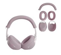 Adhiper Coque Anti-Transpiration 3-en-1 en Silicone Souple pour Casque Sony WH-1000XM6, Accessoires XM6 avec Couvre-Coussinets, Couvre-Arceau et Coques de Protection, Lavable, Réutilisable - Rose Fumé