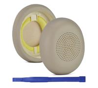 Adhiper Coussinets de rechange compatibles avec les casques sans fil Bluetooth Jabra Evolve2 65 (65MS 65UC USB)/Evolve2 40 (40UC 40MS USB)/Elite 45h, en cuir protéiné et mousse à mémoire de forme