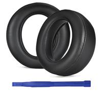Adhiper Coussinets de rechange pour casque sans fil Sony PlayStation Pulse Elite, coussinets pour PS5 Pulse Elite avec mousse à mémoire de forme haute densité et cuir protéiné plus doux