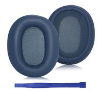 Adhiper Coussinets de Remplacement pour Sony WH-CH720N (WH CH720 CH720) Casques, Coussinets en Cuir Protéiné Doux et Mousse à Mémoire de Forme Haute Densité, Plus de Confort et de Durabilité (Bleu)