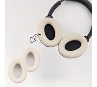 Adhiper Coussinets en silicone résistants à la transpiration pour casque Sony WH-1000XM4, WH-1000XM3, WH-XB910N, WH-CH720N, WH-CH710N, ULT WEAR - Accessoires lavables - Blanc
