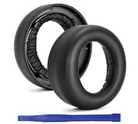Adhiper Coussinets PS5 de Remplacement pour Casque sans Fil Sony PlayStation 5 Pulse PS5 3D, Coussinets avec Cuir de Protéine Doux, Mousse d'Isolation Phonique (Noir)
