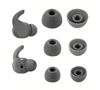 Adhiper Embouts de Rechange pour Beats Fit Pro, Studio Buds et Studio Buds +, 3 Paires (S/M/L), Embouts en Silicone Souple, Réduction du Bruit, Ajustement Sûr et Confortable (Vert Cendré)