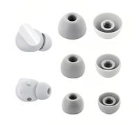 Adhiper Embouts de Rechange pour Beats Fit Pro, Studio Buds et Studio Buds +, 3 Paires (S/M/L), Embouts en Silicone Souple, Réduction du Bruit, Ajustement Sûr et Confortable (Gris Clair)