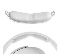 Adhiper Hesh3 - Coussinet de bandeau pour casque Skullcandy Hesh 3 EVO Crusher3.0, en cuir protéiné, confortable et doux, Hesh3.0 (blanc)