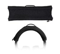 Adhiper Housse de protection pour bandeau compatible avec les casques QC25 QC35 QC35II 1ABT MSR7 avec cordon à fermeture éclair (noir)