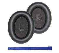 Adhiper Q10 Coussinets en Cuir protéiné Coussinets Anti-Bruit Cache-Oreilles pour Casque Pièce de Rechange Compatible avec Les écouteurs Anker Soundcore Life Q10 (Noir)