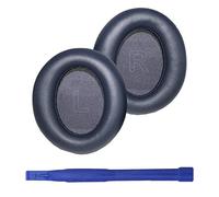 Adhiper Q30 Coussinets en Cuir protéiné Coussinets Anti-Bruit Cache-Oreilles pour Casque Pièce de Rechange Compatible avec Les écouteurs Anker Soundcore Life Q30/35 (Bleu foncé)