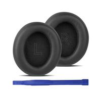 Adhiper Q30 Coussinets en Cuir protéiné Coussinets Anti-Bruit Cache-Oreilles pour Casque Pièce de Rechange Compatible avec Les écouteurs Anker Soundcore Life Q30/35 (Noir)