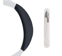 Adhiper Q45 Kit de réparation pour casque Anker Soundcore Space Q45, facile à installer, style court noir