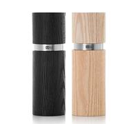 AdHoc MP46 Moulin pour assaisonnement Ensemble de poivrière et salière Noir, Acier inoxydable, Bois