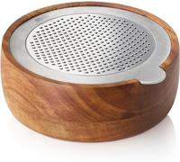 AdHoc CutnServe Râpe fine à fromage avec récipient, argent