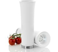 AdHoc EP45 moulin à sel ou à poivre électrique avec mécanisme d'inclinaison et LED Milano white, plastique | acier inoxydable