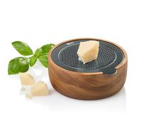 AdHoc GG33 CutnServe - Râpe de table fine en acier inox avec récipient intégré | Pour parmesan, fromage, chocolat ou noix | Design élégant et développement allemand pour les amateurs de cuisine