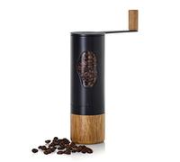 AdHoc MC03 Moulin à café Mrs. Bean, CeraCutXL® en céramique, acier inoxydable noir|bois d'acacia|acrylique