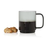 AdHoc Tasse à café Impact 500 ml pour thé, latte, cappuccino avec poignée, verre borosilicate résistant à la chaleur
