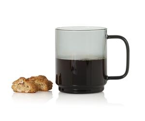 AdHoc Tasse à café Impact 500 ml pour thé, latte, cappuccino avec poignée, verre borosilicate résistant à la chaleur