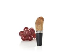 AdHoc VA08 Vine Bouchon de bouteille en bois d'acacia/acier inoxydable/silicone