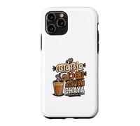 Adhyam Chaya Malayalam Thé Lover Kerala Typographie Coque pour iPhone 11 Pro