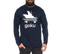 Adi Goku Manches Longues Hommes One Goku Dragon Master Son Ball Vegeta Turtle Roshi Piece Golds DB, Farbe2:Bleu foncé, Größe2:Medium